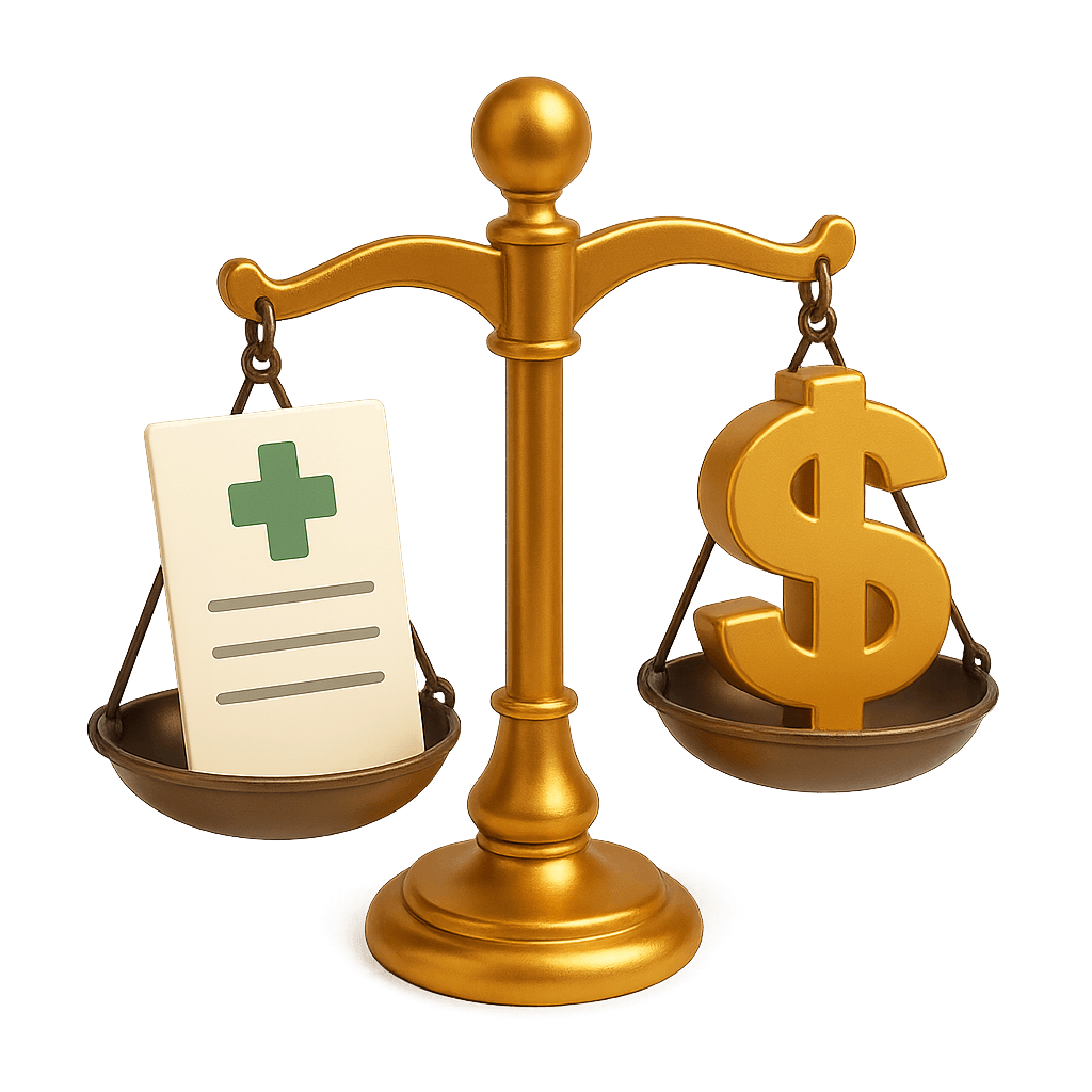 Medical billing accuracy illustration